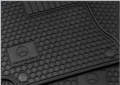 Velour floor mats (Complete set, black)